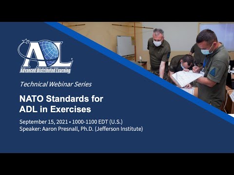 NATO Standards for ADL in Exercises Webinar