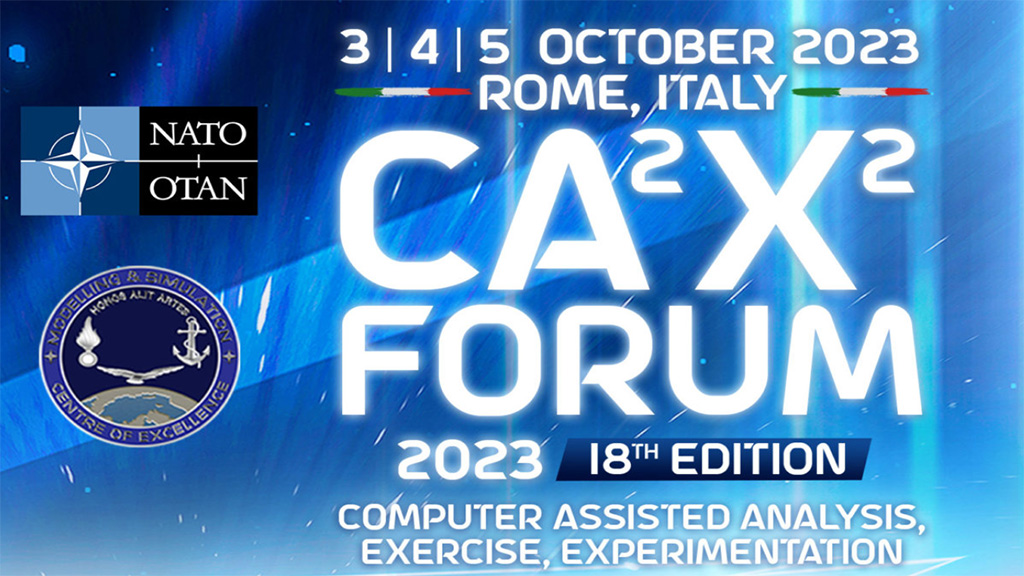 NATO CA2X2 Forum 2023 graphic logo