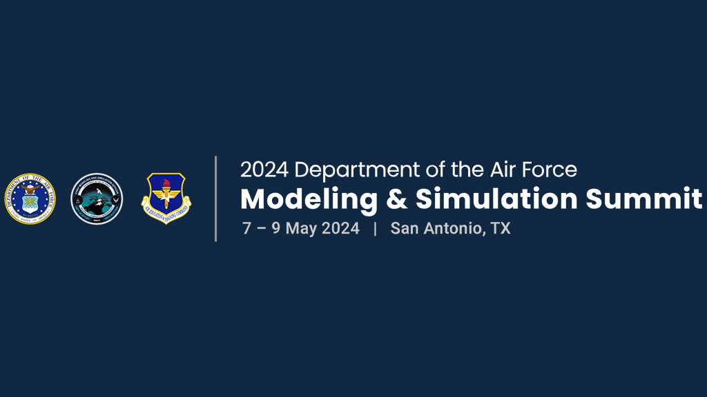 2024 Department of the Air Force Modeling and Simulation Summit logo