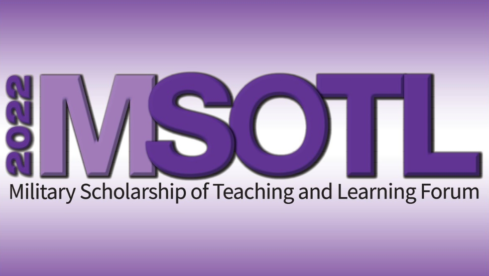 MSOTL 2022 Military Scholarship of Teaching and Learning Forum