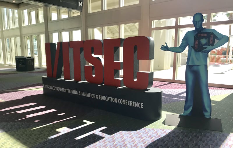 IITSEC display at convention center